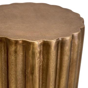 Side Table Padua Small Antique Brass Finish