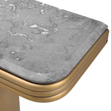 Console Table Claremore in Brushed Brass Finish