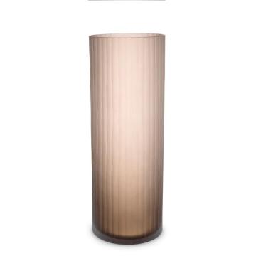 Vase Haight Medium in Frosted Brown