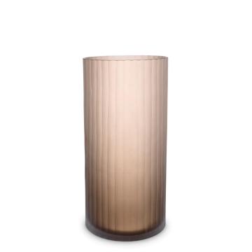 Vase Haight Small in Frosted brown
