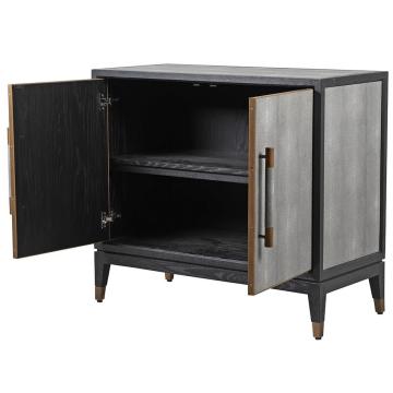 Huxley Faux Shagreen Cabinet