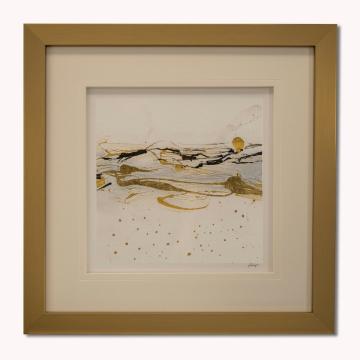Golden Kelp 4 By Ethan Harper - Limited Edition Square Framed Print