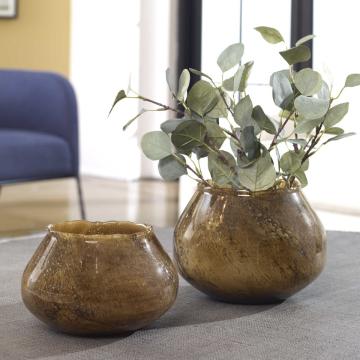  Tortoise Glass Vases