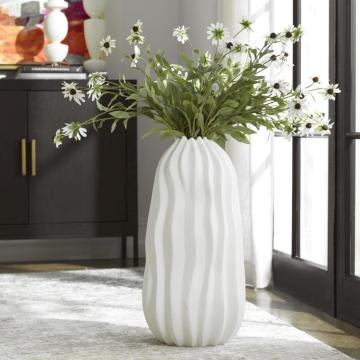 Merritt White Floor Vase
