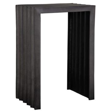  In The Groove Aluminum Accent Table