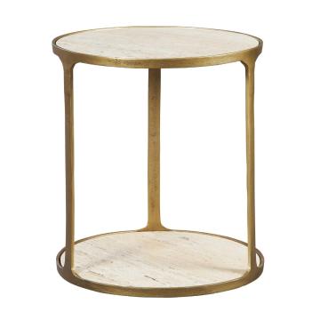 Clench Brass Side Table
