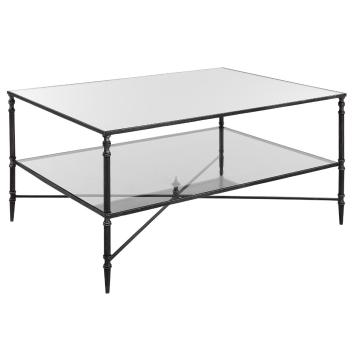 Henzler Mirrored Steel Coffee Table