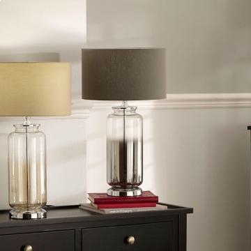 Grey Glass Ombre Table Lamp