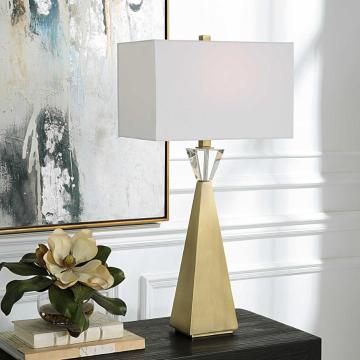 Arete Modern Brass Table Lamp