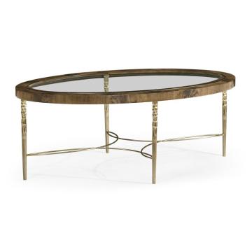 Oval Buckingham Mahogany Coffee Table