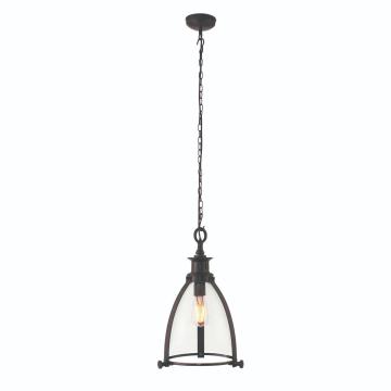 Whitby Large Pendant Light in Polished Nickel