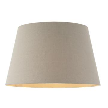 Lacey Shade Grey Faux Linen 28.5cm