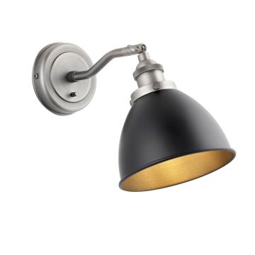 Redcar 1 Wall Light Pewter