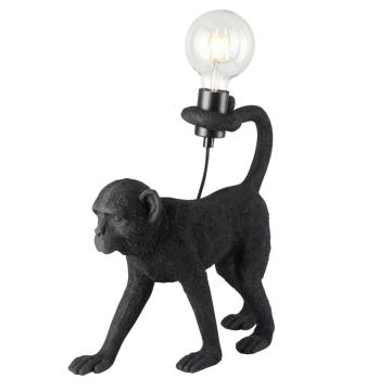 Monkey Table Lamp Black