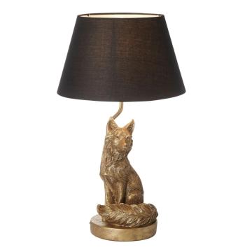 Fox Table Lamp Gold