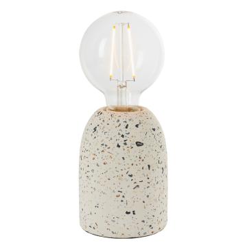 Bawtry Terrazzo Table Lamp in White
