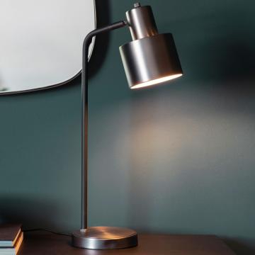 Arlington Steel Desk Lamp - Silver