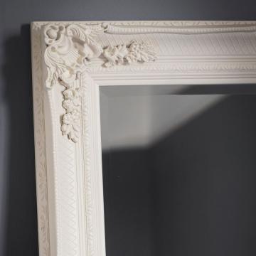 Baines Baroque Wall Mirror - Cream