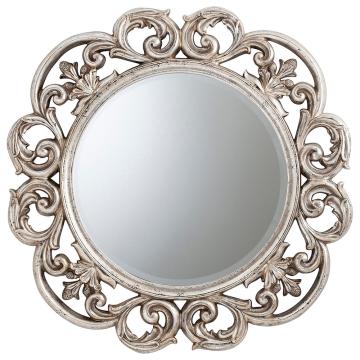 Rectory Silver Ornate Framed Mirror