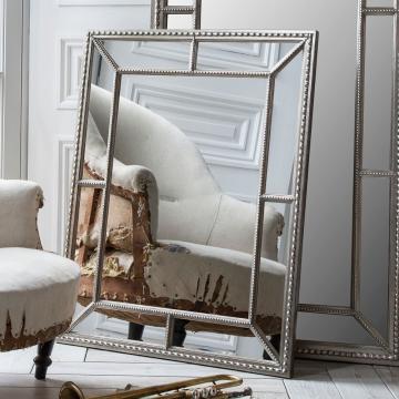 Dickinson Large Silver Framed Wall Mirror