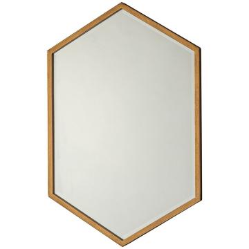 Rupee Hexagon Wall Mirror