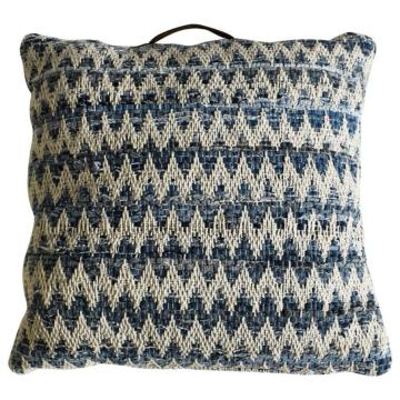Snowshill Blue Patterned Floor Cushion