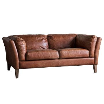 Bombay 2 Seater Leather Sofa