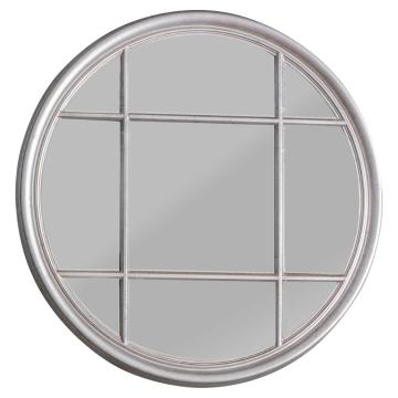 Springvale Round Window Mirror - Silver
