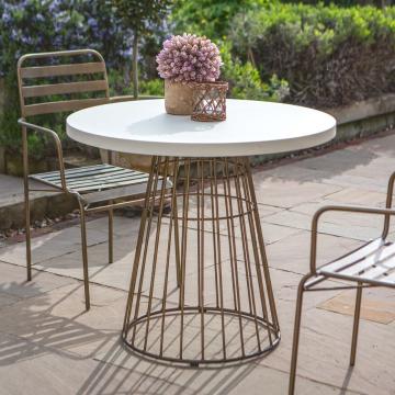 Islington Outdoor Bistro Table with Concrete Top