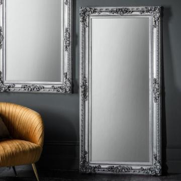 Lucy French Style Leaner Mirror - Silver