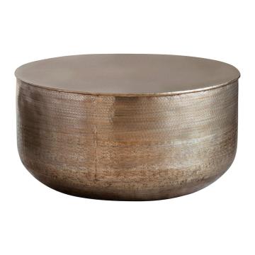 Bowbridge Brass Drum Coffee Table