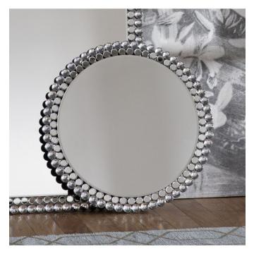 Small Highfield Round Glass Wall Mirror