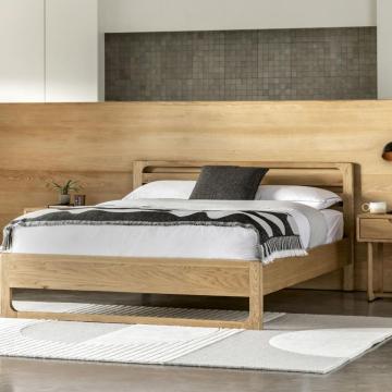 Nordia 4'6 Double Bed Natural