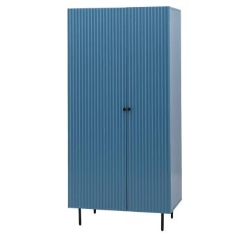 Nero 2 Door Wardrobe Blue 520x850x1780mm