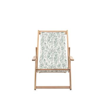 Crete Deck Chair Verde Flora