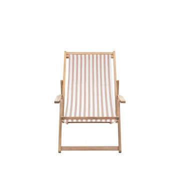 Crete Deck Chair Clay Stripe