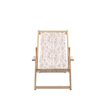 Crete Deck Chair Clay Flora
