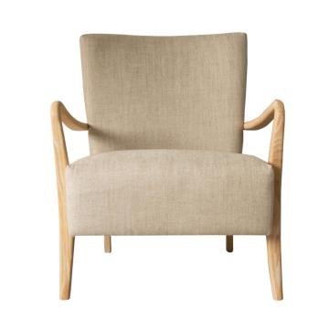 Keats Armchair in Natural Linen
