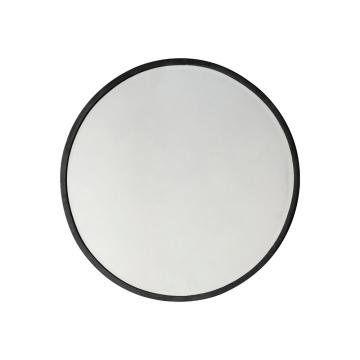 Watermoor Round Mirror Metal Frame - Black