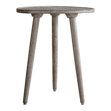 Acre White Side Table