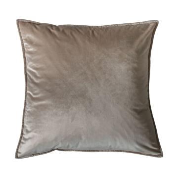 High Wycombe Oyster Velvet Cushion
