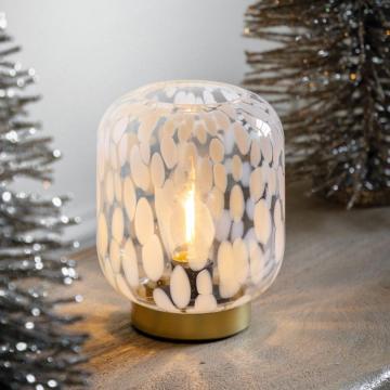 Nieve LED Lamp White Gold