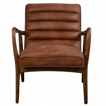 Ribble Chair in Brown Leather