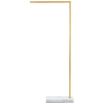 Klee 109 Floor Lamp | Natural Brass