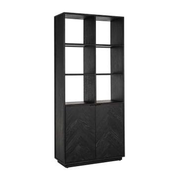 Blackbone Black Oak Bookcase