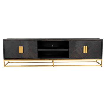 Blackbone Large Gold & Black TV Stand