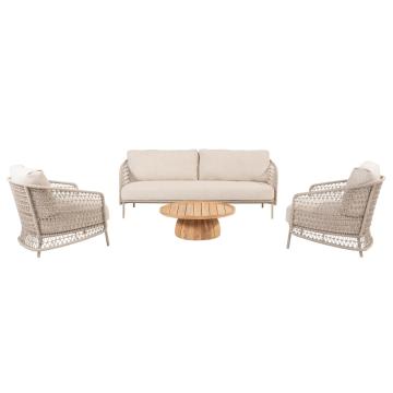 Puccini Outdoor Lounge Set with Pablo Coffee Table