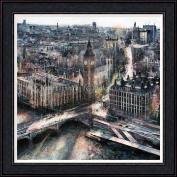 Westminster from London Eye by Alena Carvalho