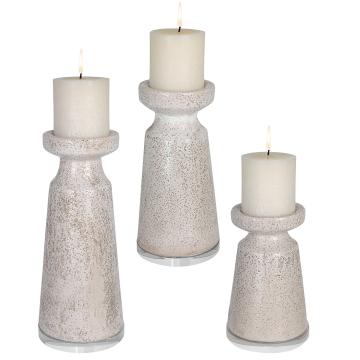  Kyan Ceramic Candleholders, S/3