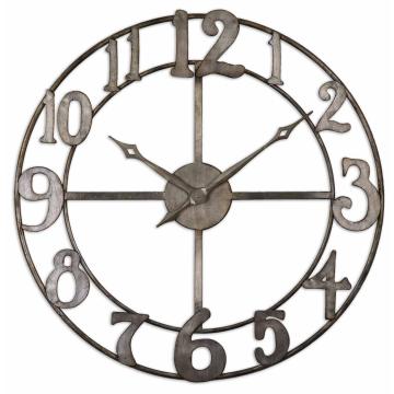  Delevan 32" Metal Wall Clock